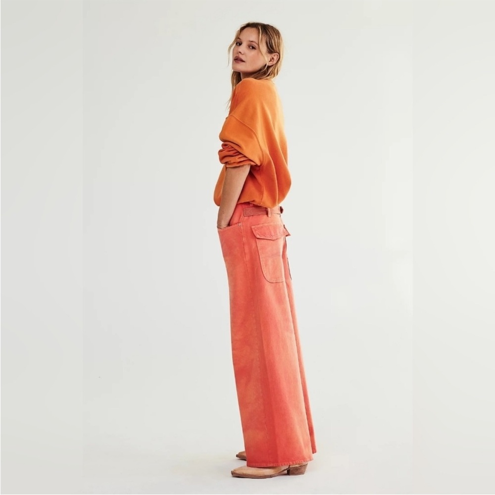 Free People x We the Free waterfall baggy wide leg jeans - Picture 3 of 14